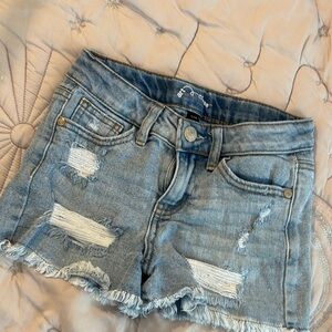 Girls art class Distressed Denim Shorts